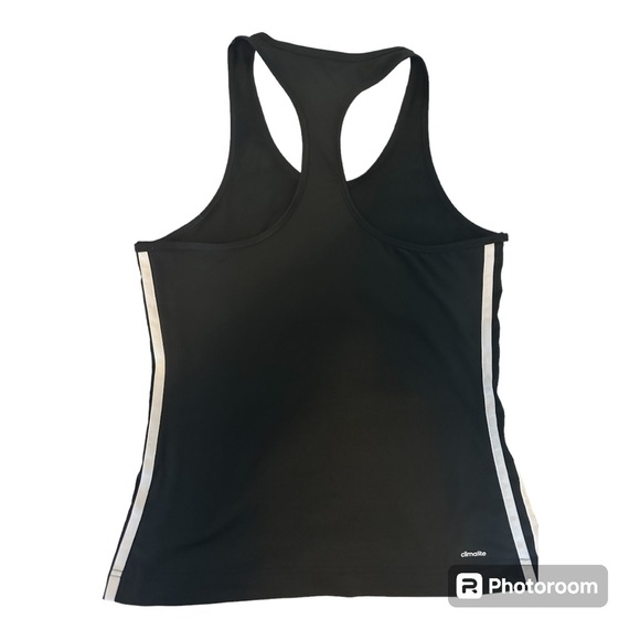 Adidas Climalite Racer Tank Top. Small. EUC - Picture 2 of 6